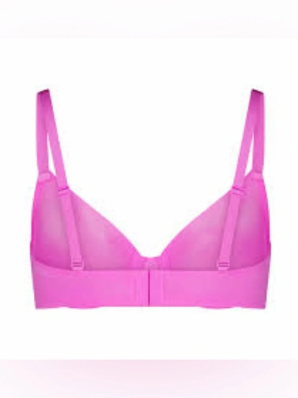 SKIMS Smooth Underwire Bra in Bright Pink - Picture 2 of 6